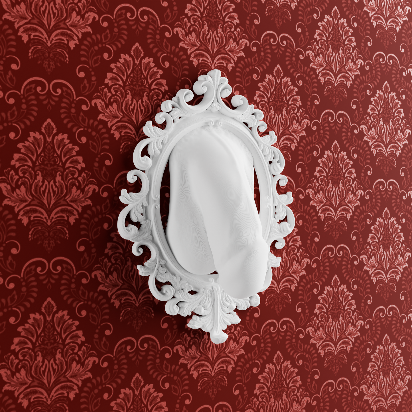 The Mounted Cock - 3D Printed Framed Wall Mounted Penis
