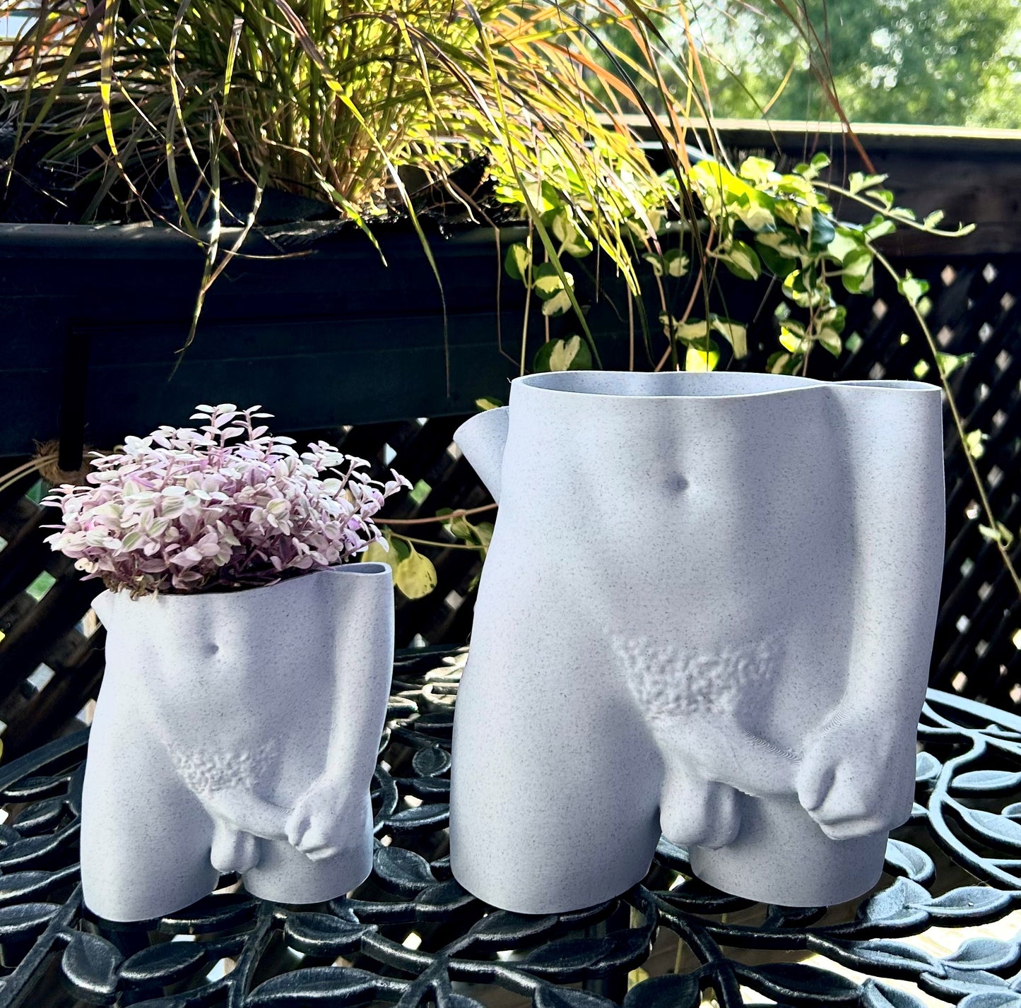 Shy Guy - 3D Printed Male Nude Planter Pot